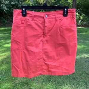 Croft & Barrow classic fit coral skort with pockets